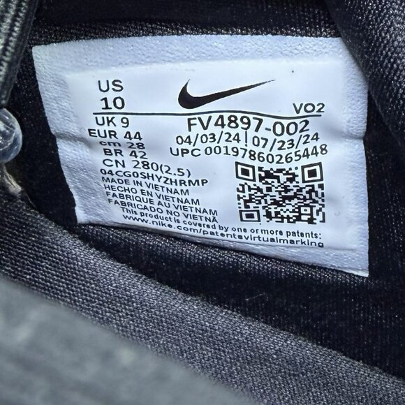 Nike Air Zoom Infinity Tour 2 Next% GTX Golf Cleats Black Men’s Size 10 - Picture 7 of 7